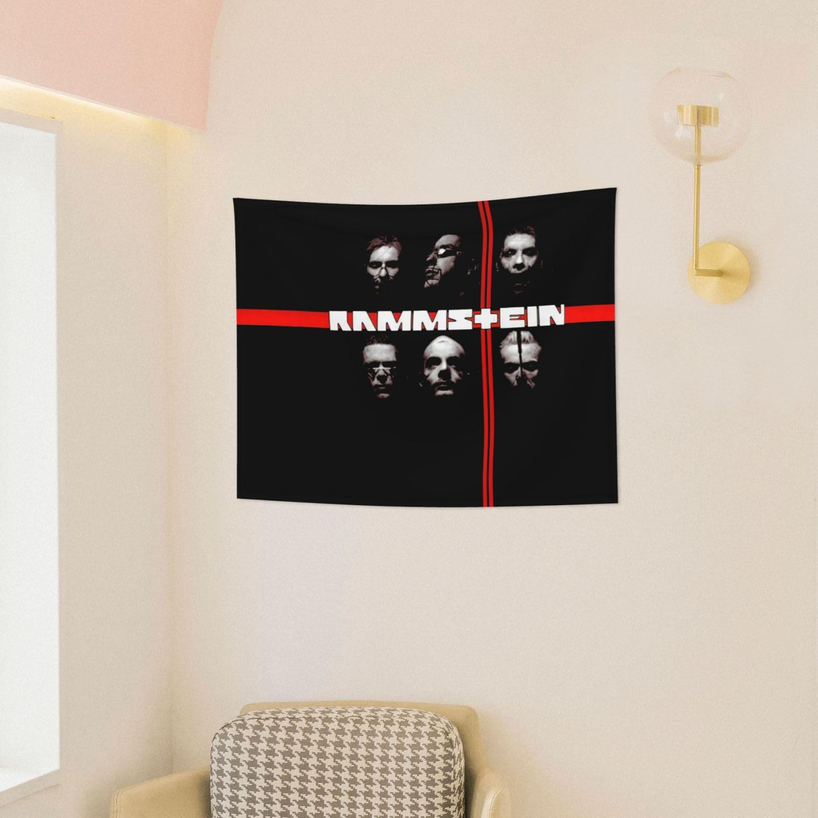 希少 Rammstein ラムシュタイン 大判 タペストリー 壁掛け｜希少